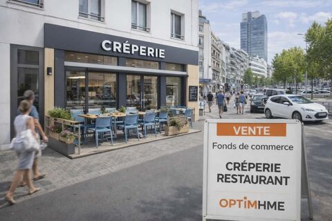 Fonds de commerce – Cr&ecirc;perie Restaurant en plein cœur de Saint Nazaire – Emplacement n&deg;1 98000 44600 Saint nazaire