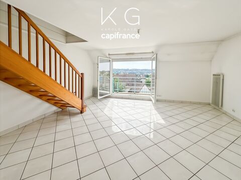   Bel appartement en duplex 90 m2 � vendre 3 chambres, vue d�gag�e sur Deauville plein ouest, parking en sous-sol Appartement - 5 pi�ce(s) - 90 m�