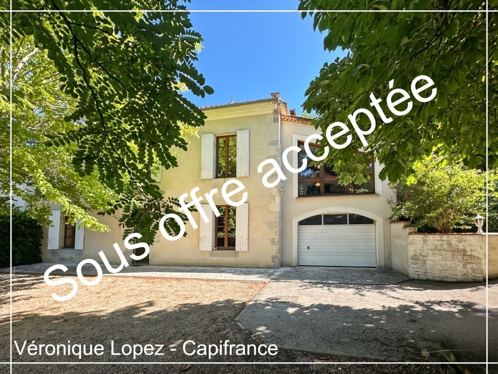 Agen, à seulement 6kms, authentique maison en pierre de 203m² avec grand terrain, garage et cave