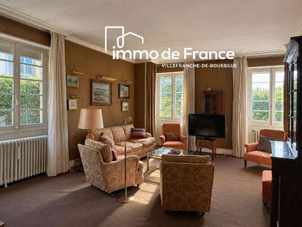 Vente Maison Maison de ville accessible de plain pied, 193 m², 4 chambres, garage double, terrasses et jardin Villefranche de rouergue