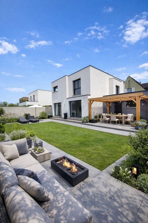   FRONTI�RE SUISSE � VILLA CONTEMPORAINE 2024 DE STANDING � Maison - 5 pi�ce(s) - 136 m�