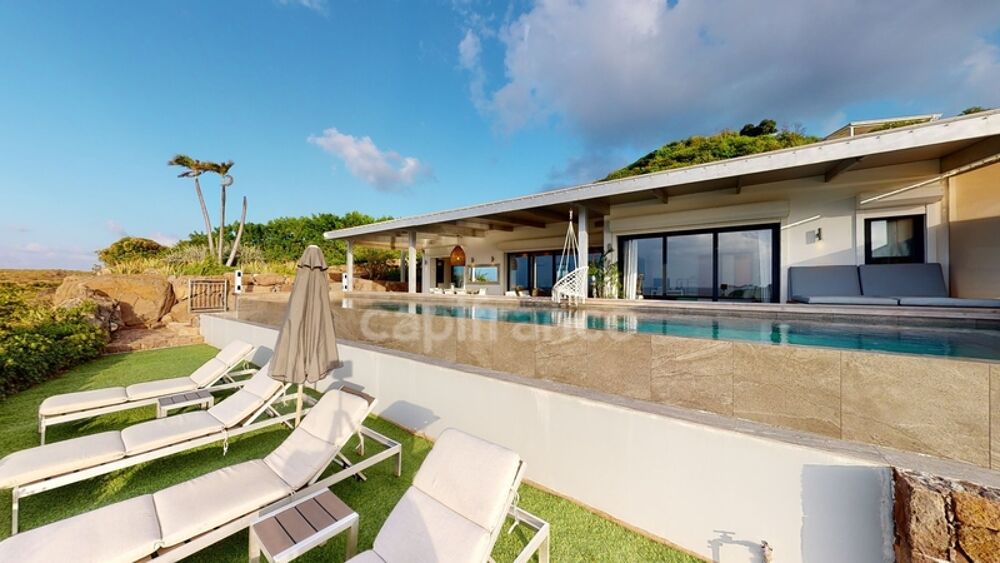 VILLA DE PRESTIGE À VENDRE 3 CHAMBRES AVEC VUE MER SUR GRAND CUL-DE-SAC, SAINT-BARTHÉLEMY (97133)