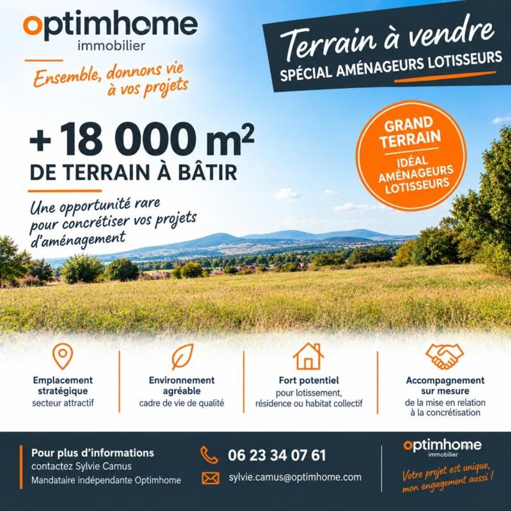 Vente Terrain OPORTUNITE FONCIERE POUR LOTISSEURS ET AMENAGEURS DUNIERES (Haute-Loire) Dunieres