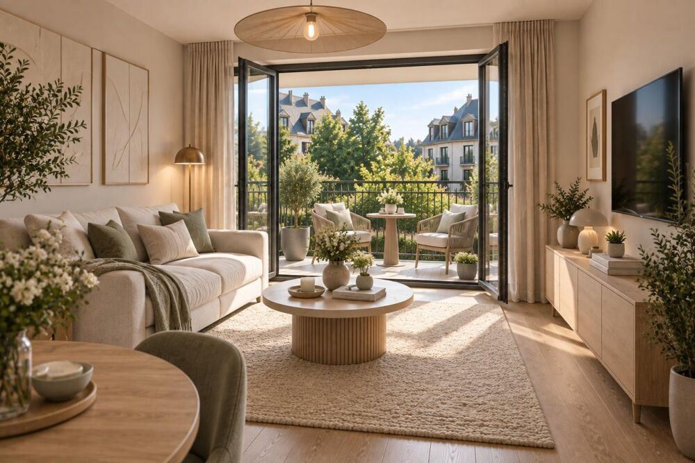 Vente Appartement T2 compact et bien agencé avec balcon à proximité de la plage Benerville sur mer