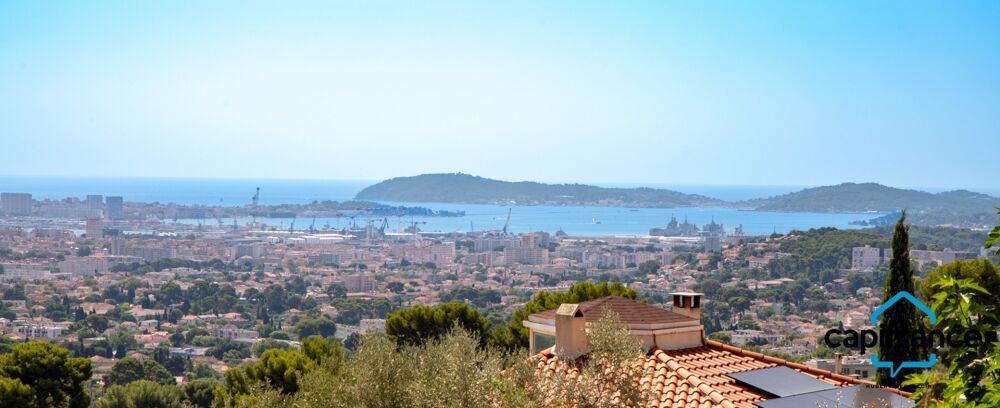 Vente Maison 83 Toulon 4chemins/le Baou, Villa 139 m2 (118m2 loi carrez, 21 m2 buanderie, annexe) vue mer calme 6 pieces 1053 m2 Toulon