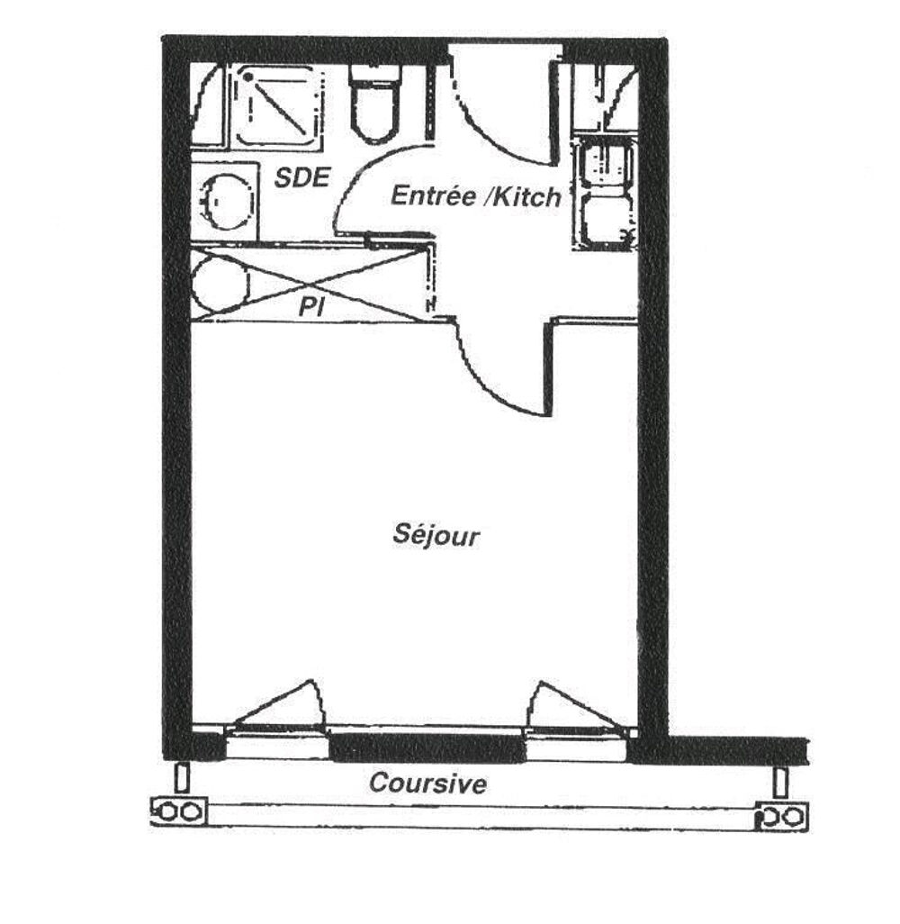 Location Appartement RAISINS / MATABIAU T1 parking et cave Toulouse