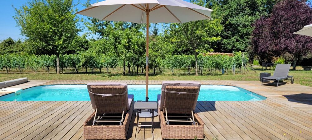Vente Maison Belle girondine au calme avec vue sur les vignes + gîte haut de gamme Saint emilion