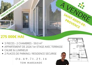  Appartement � vendre 3 pi�ces 59 m�