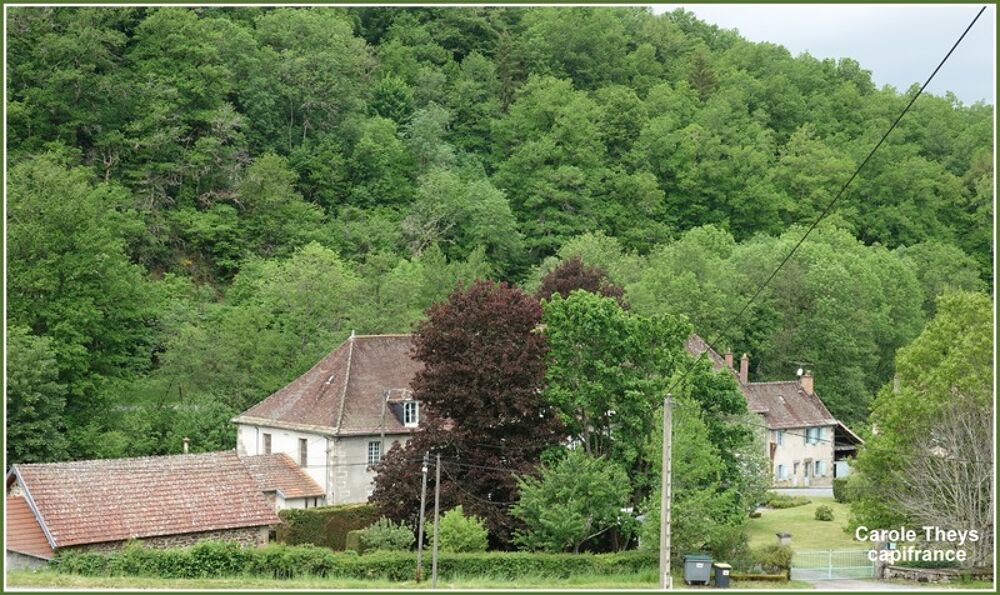 Dpt Creuse (23), à vendre FELLETIN propriété de 580 m2 - Dépendances - Terrain de 1ha 5841
