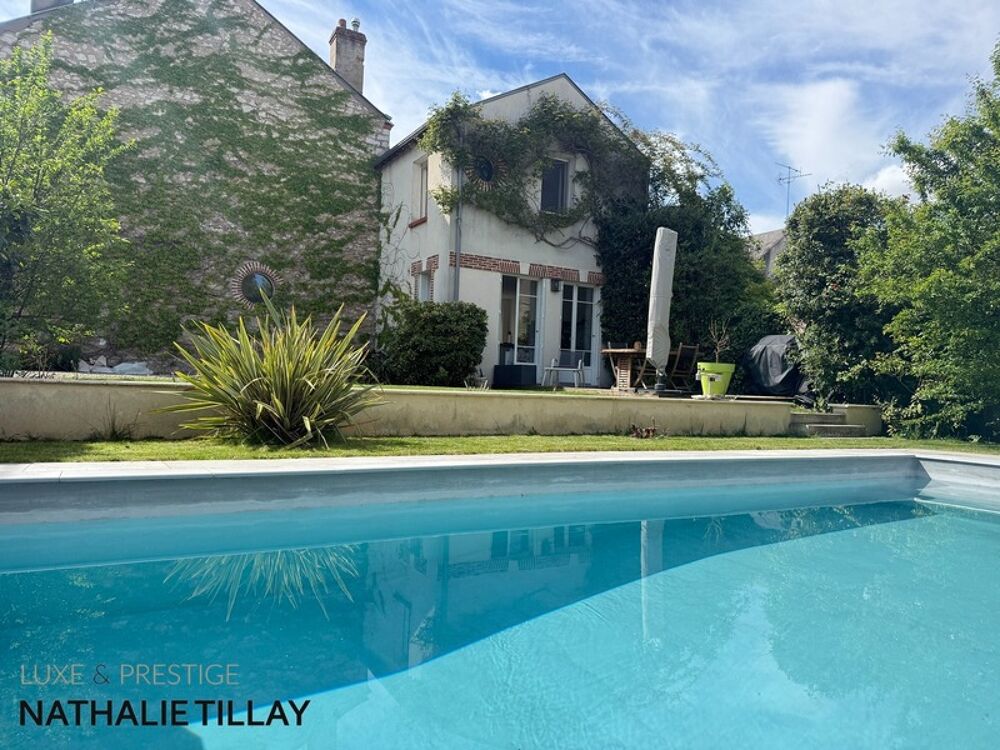 Orléans Dunois, Maison à vendre avec jardin, piscine et stationnements