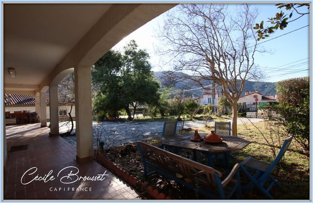 Vente Maison Belle villa 4 faces sur 1464m2 de terrain à vendre 7 pièces ARLES SUR TECH (66) Arles sur tech