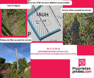  Terrain � vendre 3790 m�