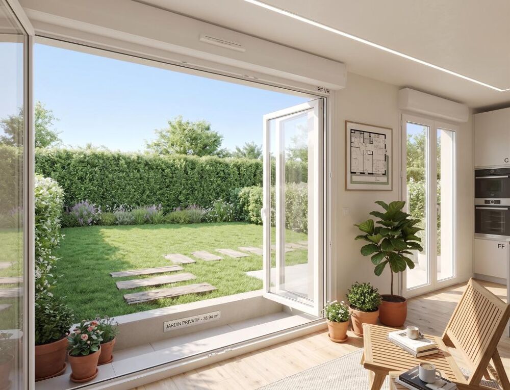 Vente Appartement ANDRÉSY – T3 NEUF AVEC GRAND JARDIN PRIVATIF A DEUX PAS DE LA GARE Andresy