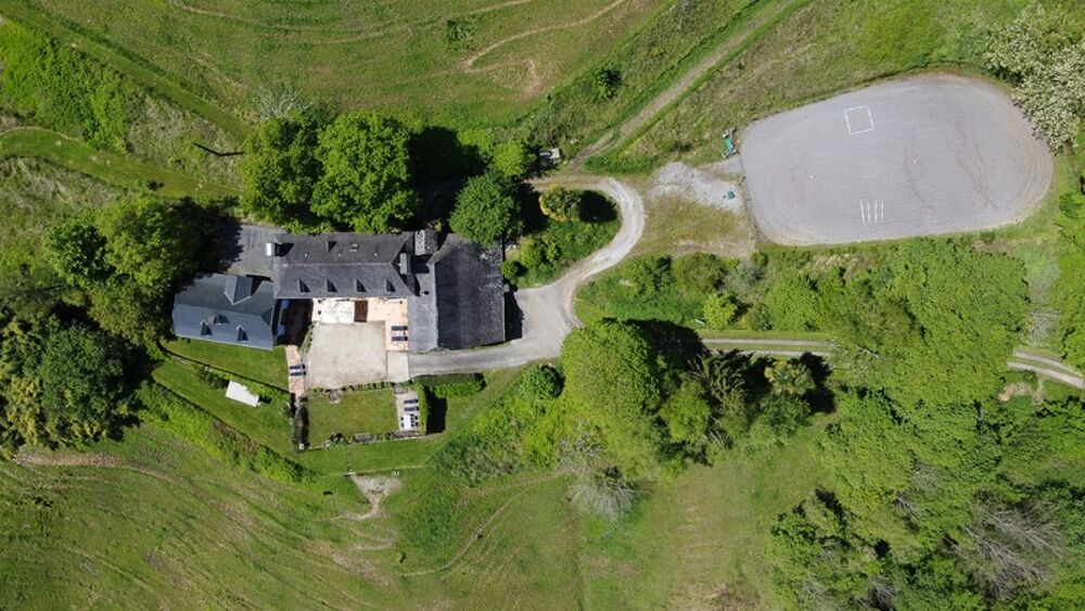 Pau (64) - À vendre Propriété de 450m2 - Forêt et prairie de 20 ha avec vue exceptionnelle sur les Pyrénées au calme