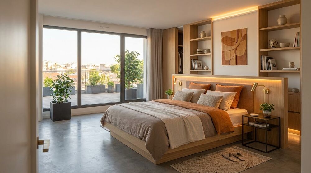 Vente Appartement - RARE T5 au DERNIER ETAGE avec GRANDE TERRASSE, PARKING, PROCHE TRANSPORTS - Aubervilliers