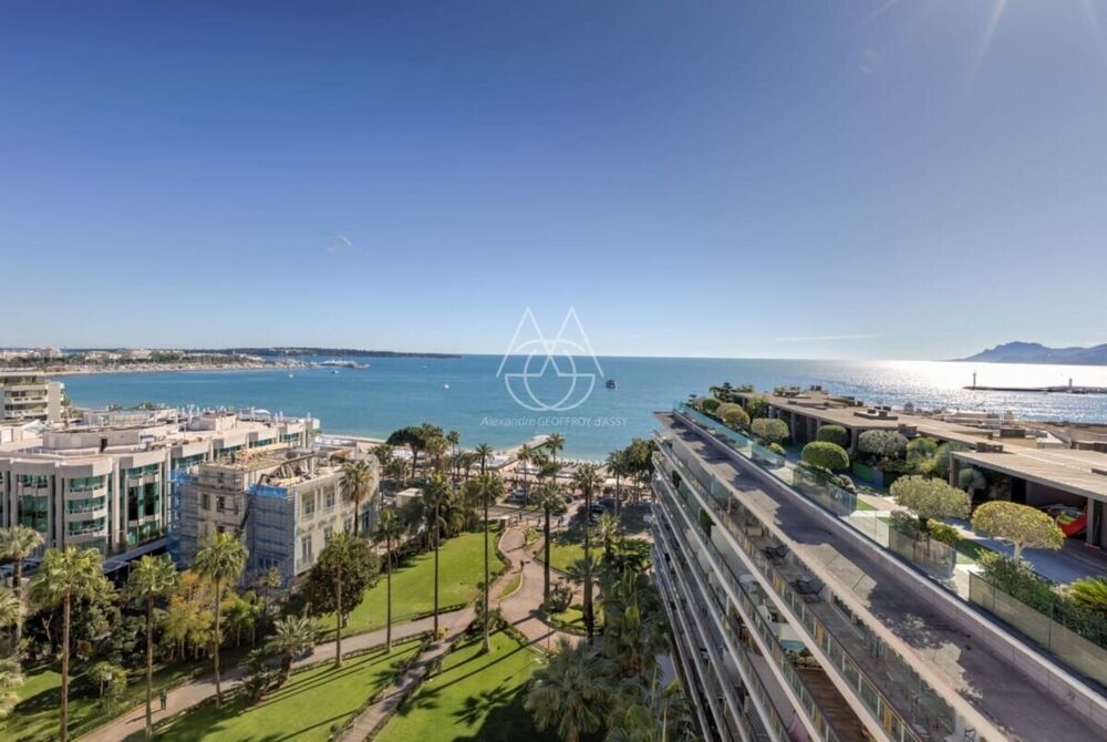 Vente Appartement Appartement unique à Cannes, offrant une superficie exceptionnelle de 335 m². Grande terrasse et cinq chambres Cannes
