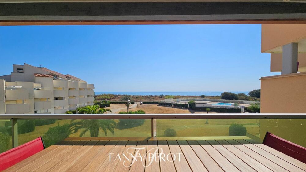 Saint-Cyprien - T3 avec vue mer depuis toutes les pièces et deux terrasses