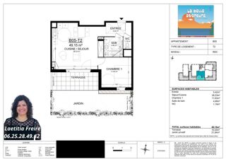  Appartement � vendre 2 pi�ces 49 m�