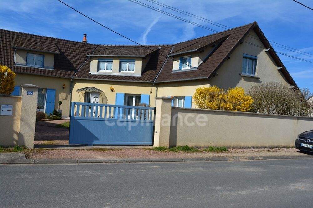 Dpt Cher (18), à vendre proche de NEVERS maison P8 Garage atelier, terrain batir