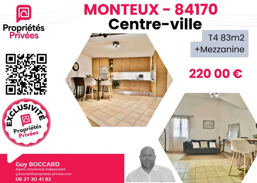 Appartement Monteux 4 pièce(s) 83.89 m2
