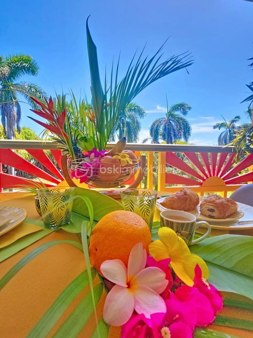 Splendide studio vue mer Anse des Rochers