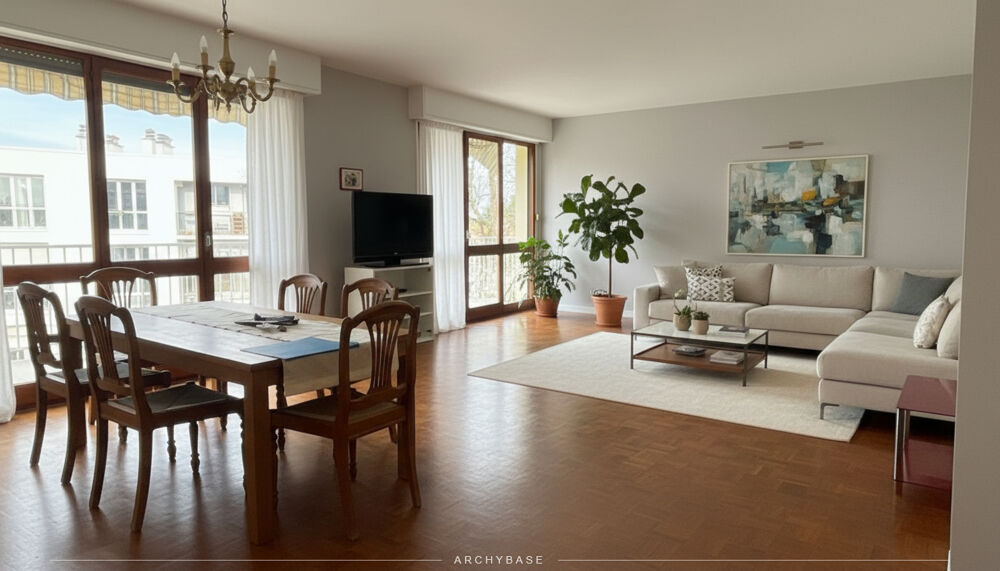 33110 LE BOUSCAT CENTRE VILLE APPARTEMENT T5 95 m2 CELLIER ET GARAGE INDIVIDUEL