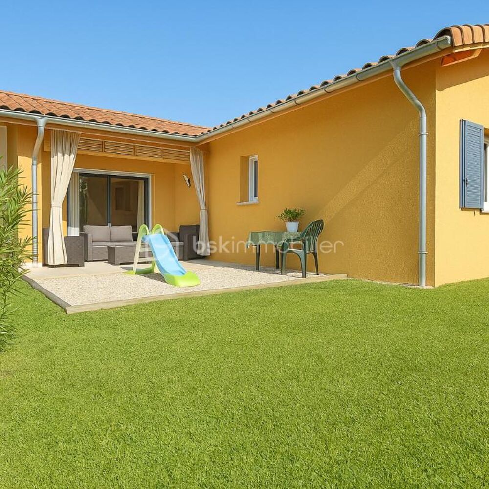 Vente Maison ? Maison contemporaine de plain pied construite en 2023 – 110 m² habitables sur une parcelle de 780 m² arborée et entièrement cl Chatte