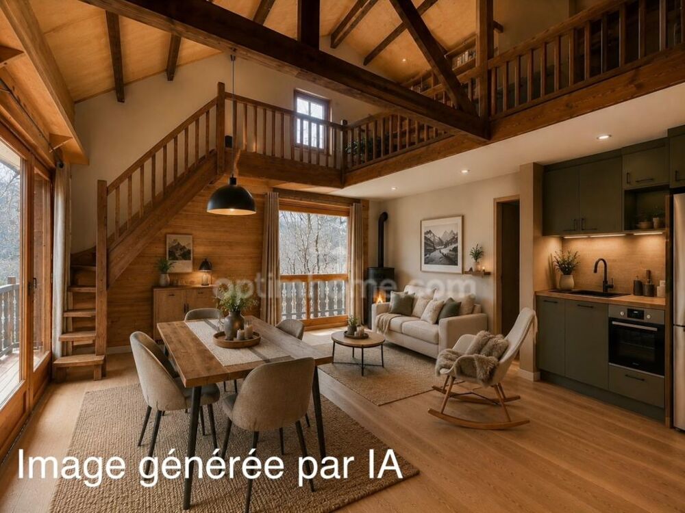 Chalet bois à fort potentiel à rénover au coeur du village d'Orcières