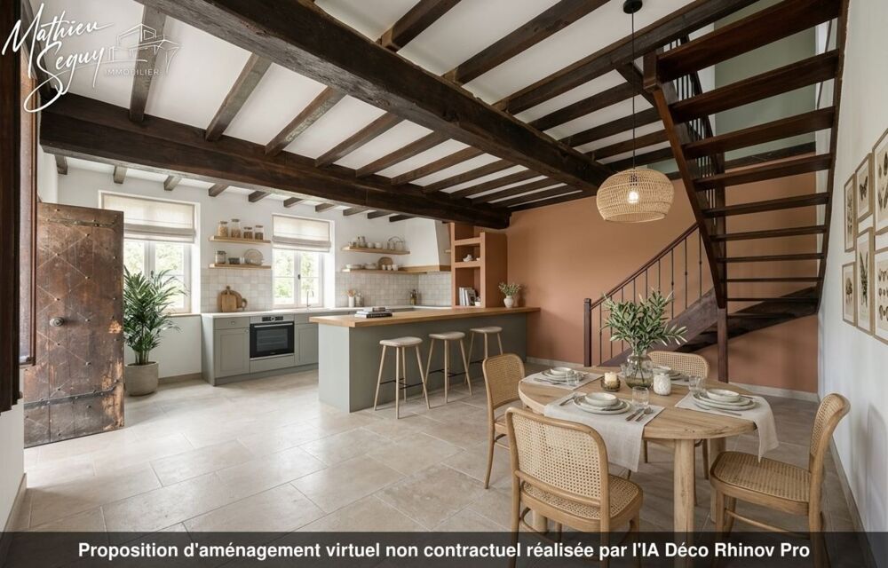Vente Maison Ferme P5 en campagne àrénover sur un ensemble de 2000 m² de parcelles vendre à THURINS (69) Thurins