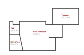  Appartement à vendre 1 pièce 24 m²