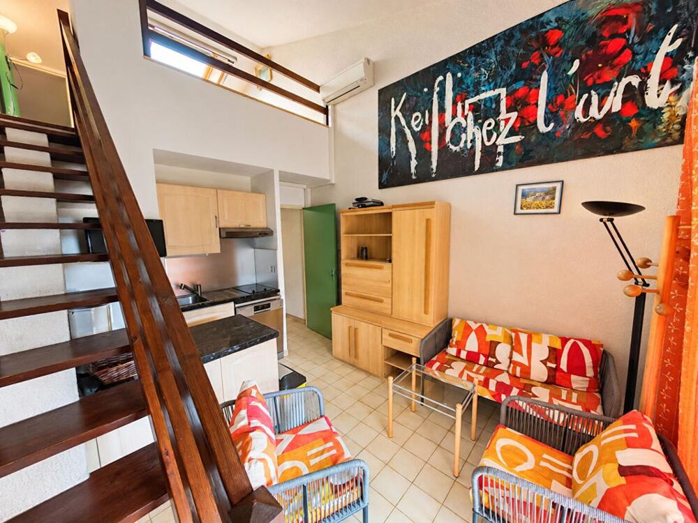 Vente Appartement Appartement Saint Raphael 3 pièce(s) 39 m2 - mer et port de Santa Lucia à 5min à pied Saint raphael