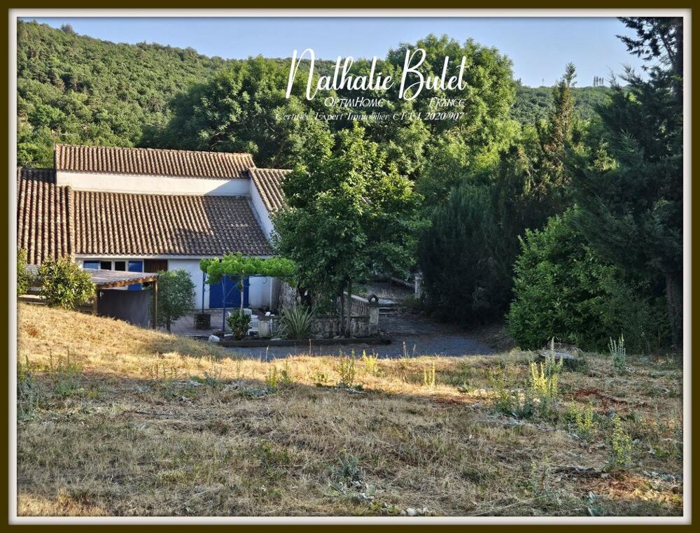À 10 MINUTES DE SAINT-CHINIAN  MAISON DE CARACTÈRE DE 120 M² AVEC TERRAIN DE 1 400 M², TERRASSE