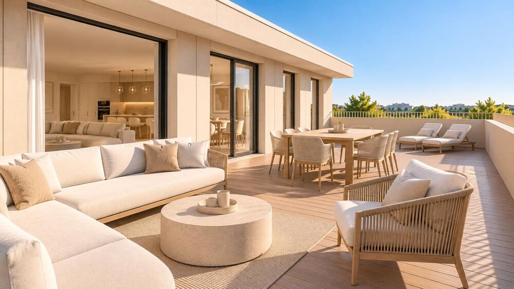 Vente Appartement DERNIER ETAGE APPARTEMENT 4 PIECES AVEC 43 M² DE TERRASSE PLEIN SUD Montevrain