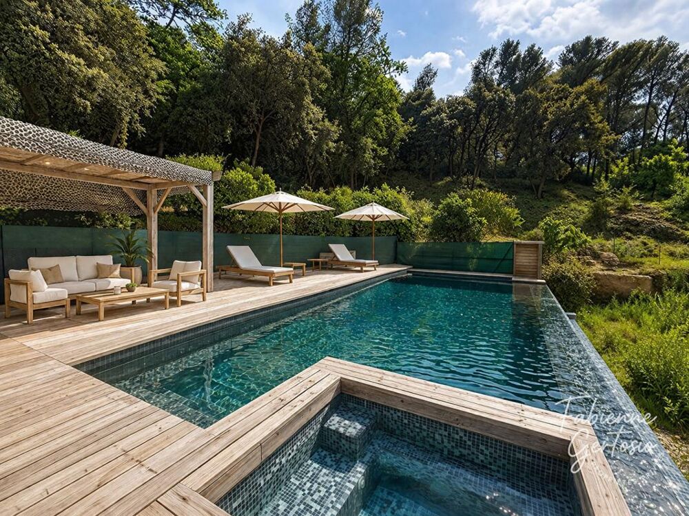 SOLLIES-TOUCAS! Maison contemporaine avec piscine et garage de74m2