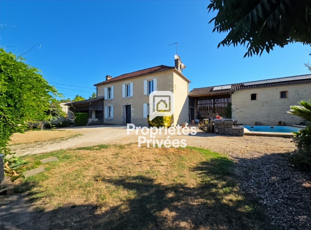 Maison en pierre de 185 m² avec piscine, dépendance et parc arboré à 10 min de Marmande