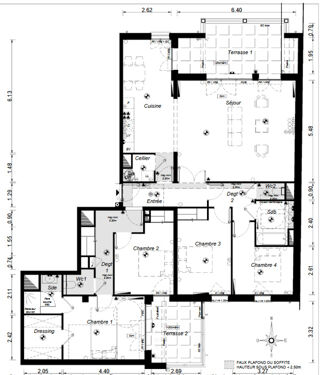  Appartement à vendre 5 pièces 143 m²