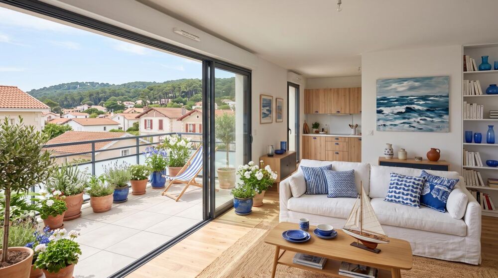 Vente Appartement A 2 pas de la PLAGE ET DES COMMERCES ***SUPERBE appartement CLIMATISÉ en DERNIER ÉTAGE avec GRAND BALCON et 2 PLACES DE PARKING Saint georges de didonne