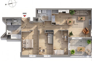  Appartement à vendre 4 pièces 79 m²