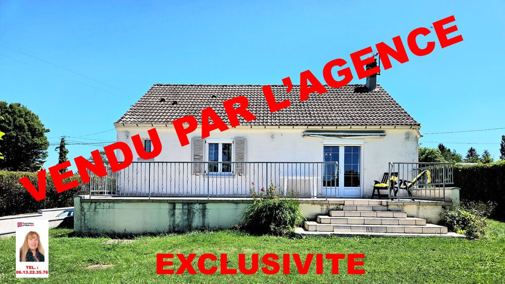 VENDU PAR L'AGENCE - Cuigy En Bray - Maison de plain pied de 72 m2 - 2 chambres - sous-sol total sur 1.400 m2 de terrain plat