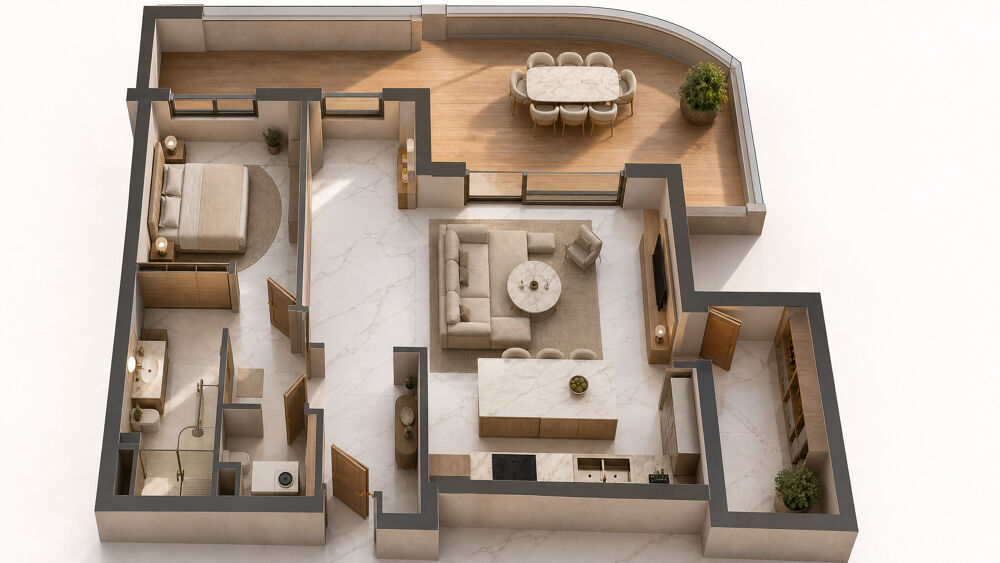 appartement à vendre 2 pièces SAUMUR (49)