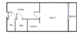  Appartement à vendre 1 pièce 27 m²