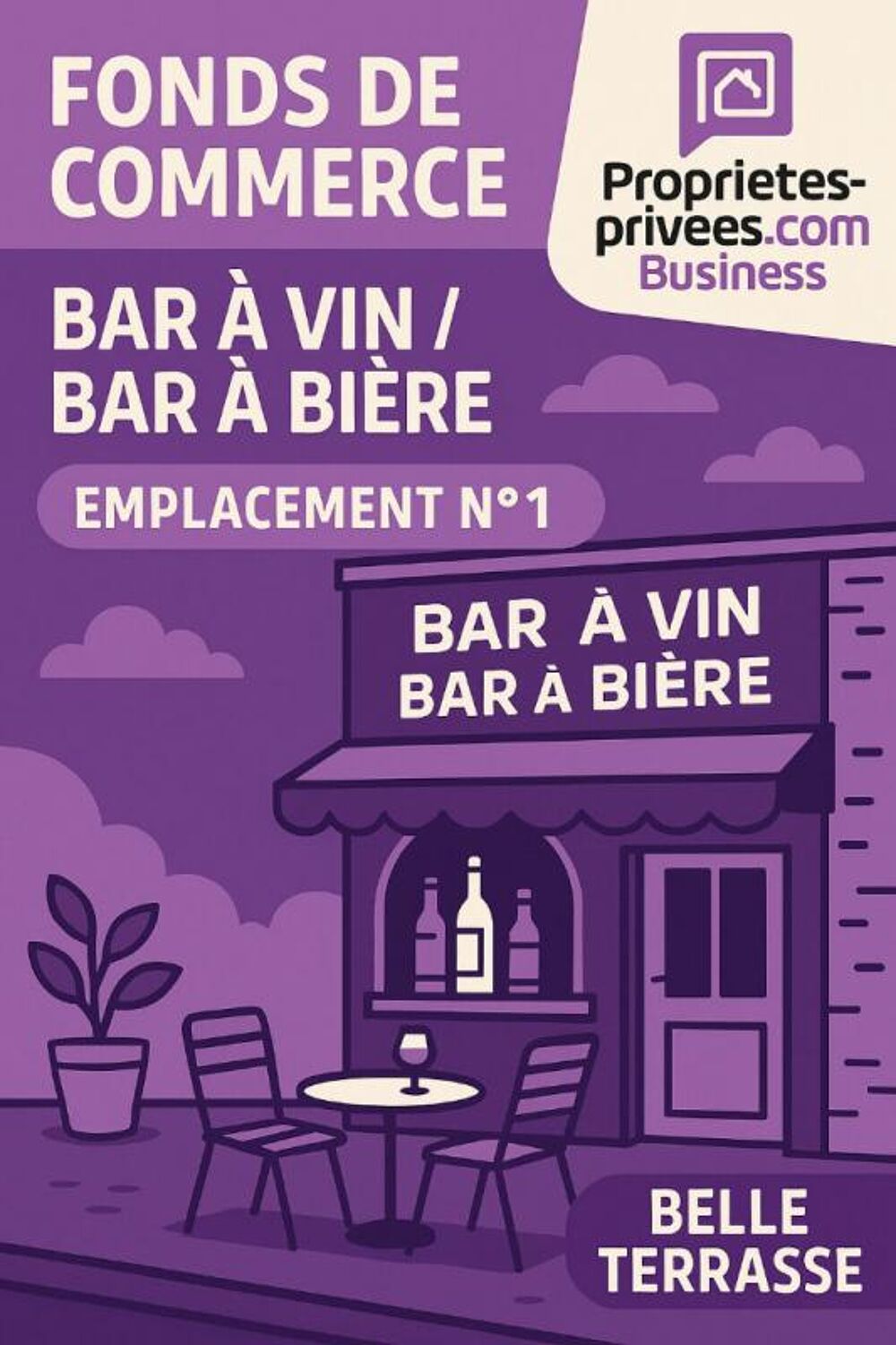  SAINT GERMAIN EN LAYE - EMPLACEMENT N1, BAR A BIERE, TERRASSE 