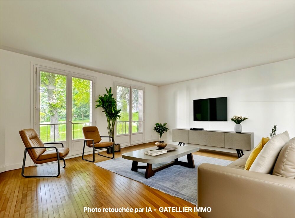 96 m²  3 chambres + possibilité 4  Parc arboré  Gare à pied