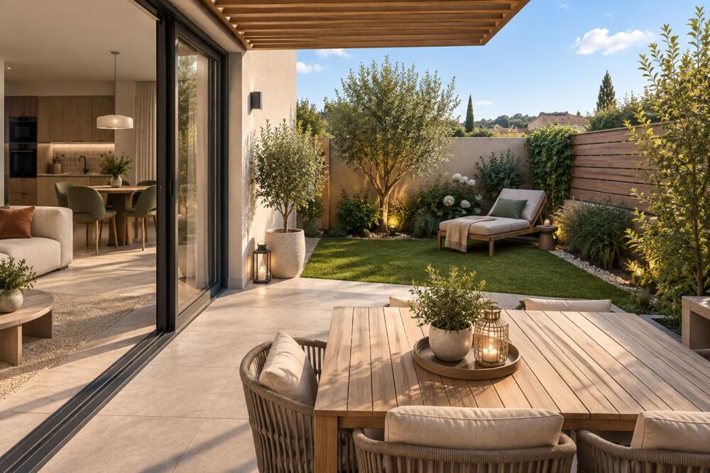 T2 AMBÉRIEU EN BUGEY 41m² - JARDIN - TERRASSE - GRAND SÉJOUR/CUISINE