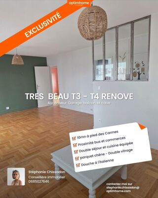  Appartement � vendre 4 pi�ces 70 m�