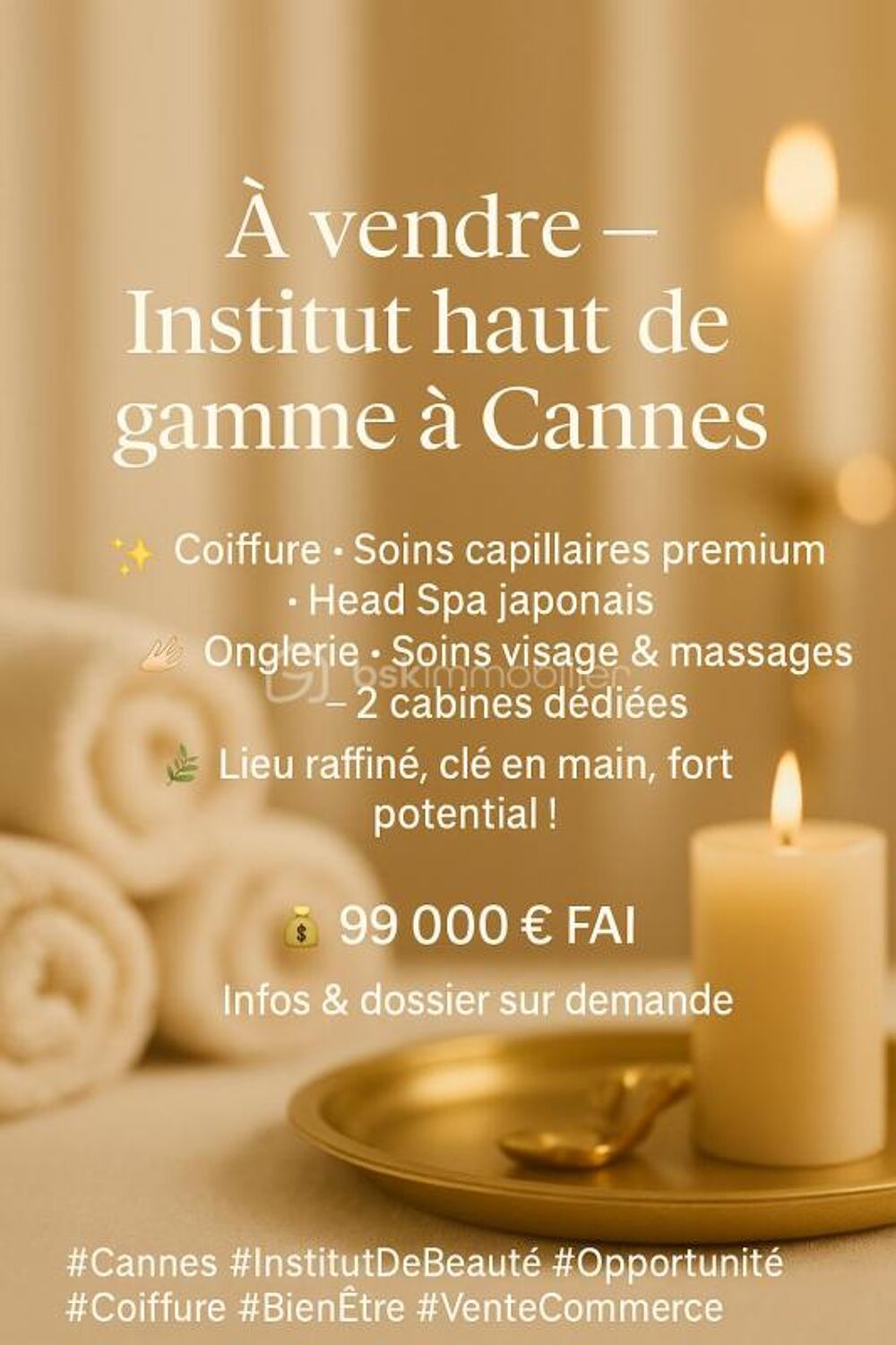   Institut de beauté & coiffure haut de gamme – Cannes centre 