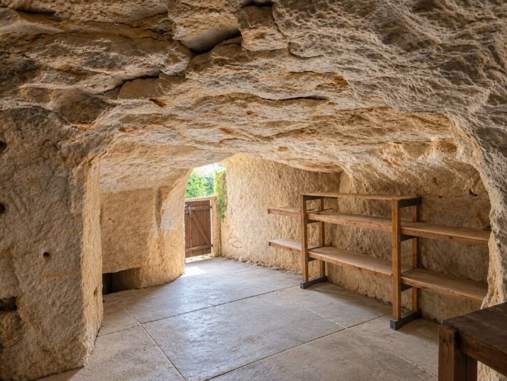 Vente Maison Maison à vendre 4 pièces proche THOUARS (79) MAISON à rénover partie troglodyte, cour, dépendance, terrain Curcay sur dive
