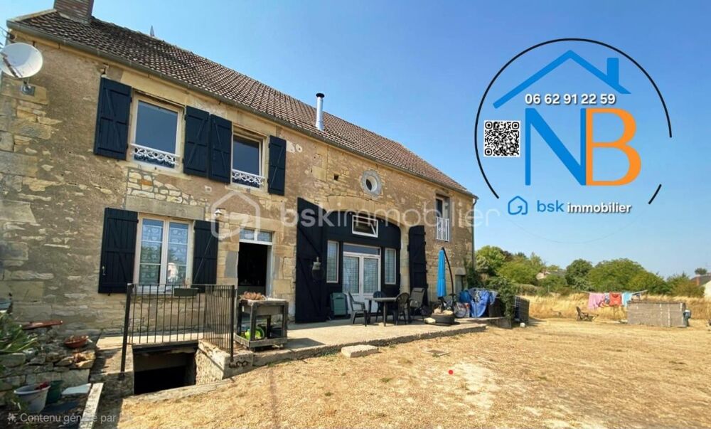 Vente Maison Maison ancienne entièrement restaurée – 5 chambres – 203 m2 Grand terrain de 2960 m2 À proximité de Tannay 58 Asnan