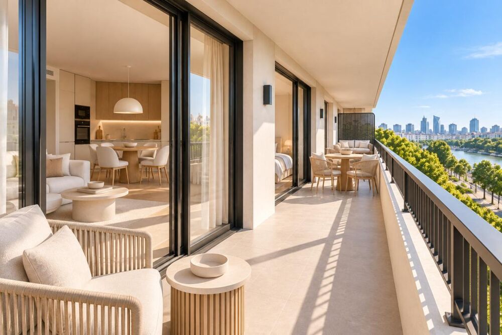 Vente Appartement APPARTEMENT 2 PIÈCES AVEC GRAND BALCON FILANT AU SUD-EST, EN BORD DE SEINE Suresnes