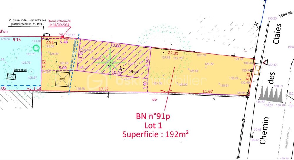 Vente Terrain 192 m² - Vue 4